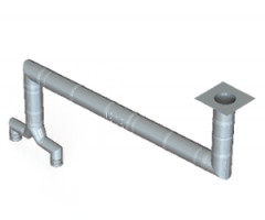 Single Wall Kit - Straight w/ Pant Leg and 2 - 90's Single Wall Kit - Straight w/ Pant Leg and 2 - 90's