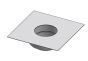 12" Diameter Grease Duct Fan Plate Adapter - End DW-NAKS-CK12-FPE:29x29-ZC Double Wall 12” Diameter