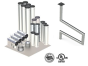 14" - Kit de Pared Simple, Ducto de Grasa, Cuatro Codos de 90°, 50' Recto, Incluyendo Conexiones de Campana y Ventilador Sin Soldadura SWNAKS-KIT09 COMPRAR, DUCTOS, Kits de conducto de grasa de pared simple, Kit de pared simple - Straight w/4 - 90's