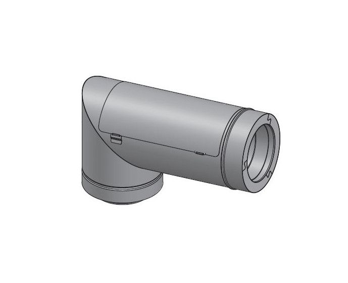 10" Diámetro, Ducto de Grasa de Doble Pared con Espacio Reducido, 87 Degree Elbow con Panel de Acceso DWCK10-87EA-RC COMPRAR, DUCTOS, Double Wall Reduced Clearance Grease Duct Accessories, Double Wall 10” Diameter