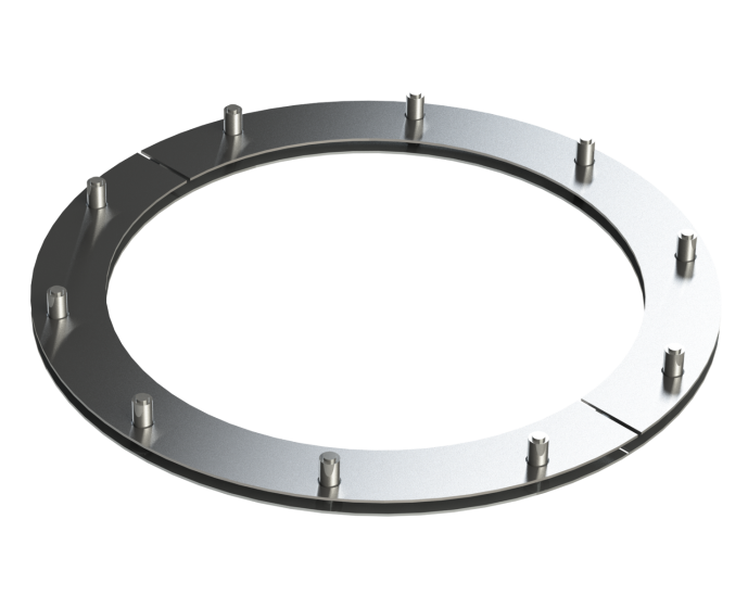 16" Diámetro, Ducto de Grasa de Doble Pared con Espacio Cero, Adaptador de Campana Sin Soldadura - Inicio DWCK16-NWHO-ZC Double Wall 16” Diameter