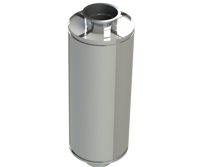12" Diámetro, Ducto de Grasa de Doble Pared con Espacio Cero, 36" Longitud Fija DWCK12-36L-ZC Double Wall 12” Diameter