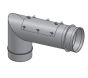 16" Diámetro, Ducto de Grasa de Pared Simple, 87 Grados Codo con Acceso SWCK16-87EA COMPRAR, DUCTOS, Accesorios de conducto de grasa de pared simple, Pared simple de 16 "de diámetro