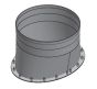 14" Diameter, Single Wall Grease Duct, No Weld Hood Adapter - Start SWCK14-NWHO COMPRAR, DUCTOS, Accesorios de conducto de grasa de pared simple, Pared simple de 14 "de diámetro