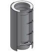 10" Diameter, Double Wall Zero Clearance Grease Duct, 18" Cut Length DWCK10-18CL-ZC Double Wall 10” Diameter