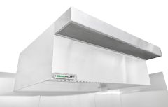 Campana de Restaurante con Aire de Reposición PSP - 6' x 48"