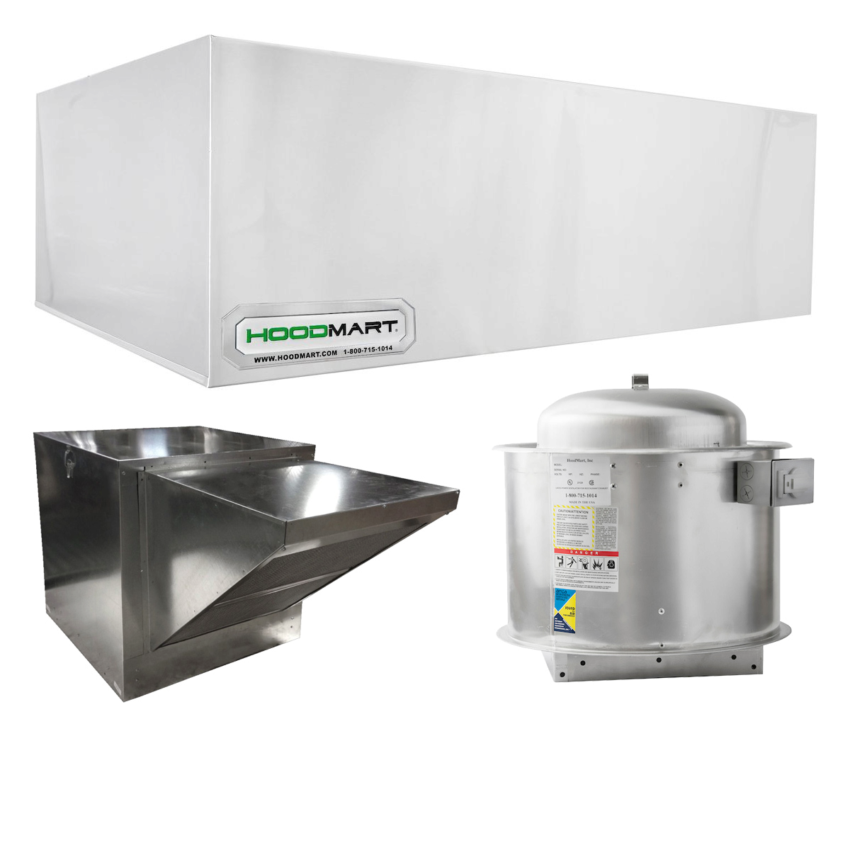 Restaurant Makeup Air Hood Systems, 4’ x 48” Promotion