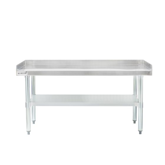 NAKS 24" x 60" 18 Gauge Stainless Steel Equipment Stand with Undershelf STAND-2460 COMPRAR, Equipo, Stands de equipos