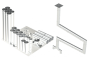 22"- Single Wall Kit,Two 16" Connections, Grease Duct, Four 90's, 50' Straight, Including No Weld Hood and Fan Connections Fan Connections SWNAKS-KIT21 COMPRAR, DUCTOS, Kits de conducto de grasa de pared simple, Kit de pared simple - Straight w / Pant Leg y 4 - 90's