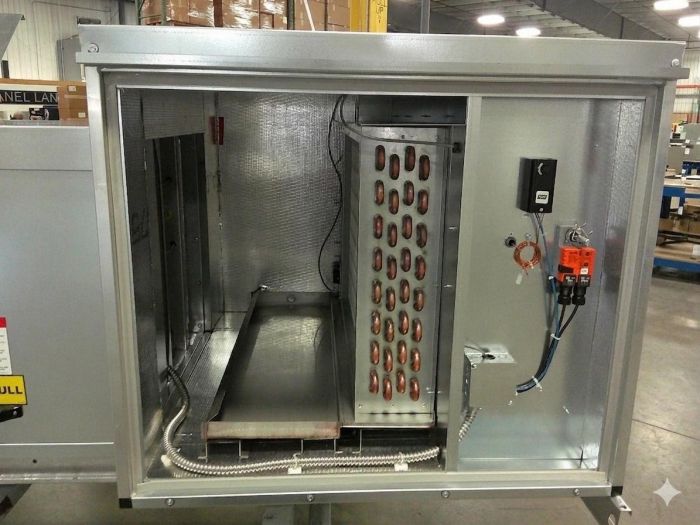 Tempered Belt Drive With DX Cooling Only Remote Mount Condensors SF10 - 3 PHASE + AC (4000 cfm) SF10-DX-3ph SUPPLY FANS, COMPRAR, ESCAPE / SUMINISTRO VENTILADORES, Ventiladores de maquillaje, NAKS Air Conditioned Make Up Air