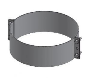 10" Diameter Grease Duct Light Support Band