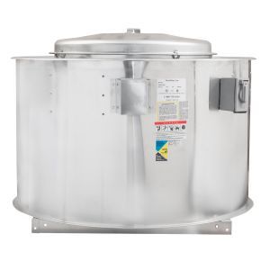 Ventilador de Extracción Centrífugo Ascendente de Transmisión por Correa 4400 CFM, 1333 RPM, 3 PH 52B3-4400-FF COMPRAR, ESCAPE / SUMINISTRO VENTILADORES, Ventiladores de escape, Ventiladores de escape de restaurante Grasa de levantamiento, Ventilador centrífugo del extractor de correa hacia arriba, 3 fase