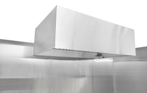 Stainless Wall Panels w/ Seam Strips & End Caps (48"L x 84"H)
