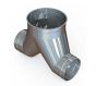 20" Diameter Grease Duct 87 Degree Reduction Bull-Head Tee SW-NAKS-CK20-87BHT14 SHOP, DUCTWORK, Single Wall Grease Duct Accessories, Single Wall 20” Diameter
