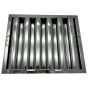 Stainless Steel Commercial Hood Baffle Grease Filter, 16-inch x 25-inch x 2-inch W/CLIPS STAINLESS_16_25_2_GA COMPRAR, ACCESORIOS, Filtros