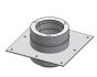 12" Diámetro, Ducto de Grasa de Doble Pared con Espacio Cero, Soporte de Placa de Anclaje DWCK12-APS-ZC Double Wall 12” Diameter