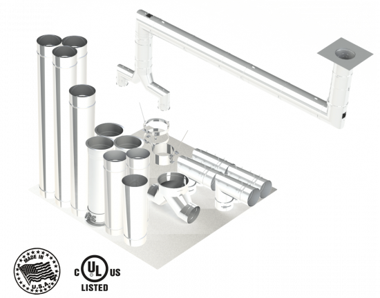 Kit de pared simple - Straight w / Pant Leg y 2 - 90's Kit de pared simple - Straight w / Pant Leg y 2 - 90's