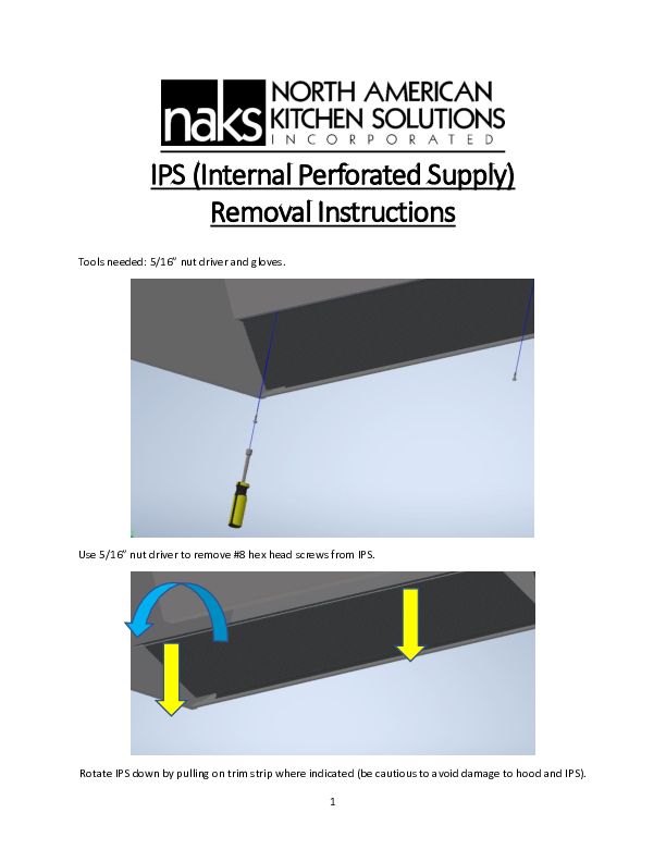 IPS Removal Instructions