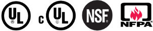 Hoodmart | UL-CUL-NSF-NFPA logo