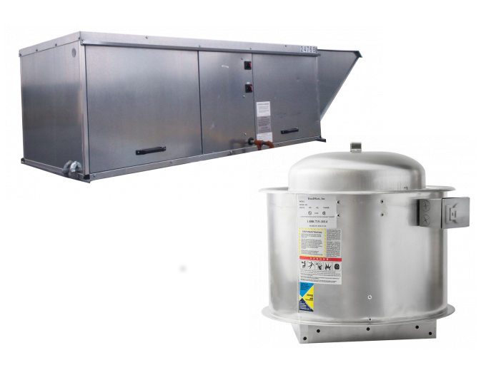 Direct Gas Fired Tempered Makeup Air Unit Direct Fired Gas Heated